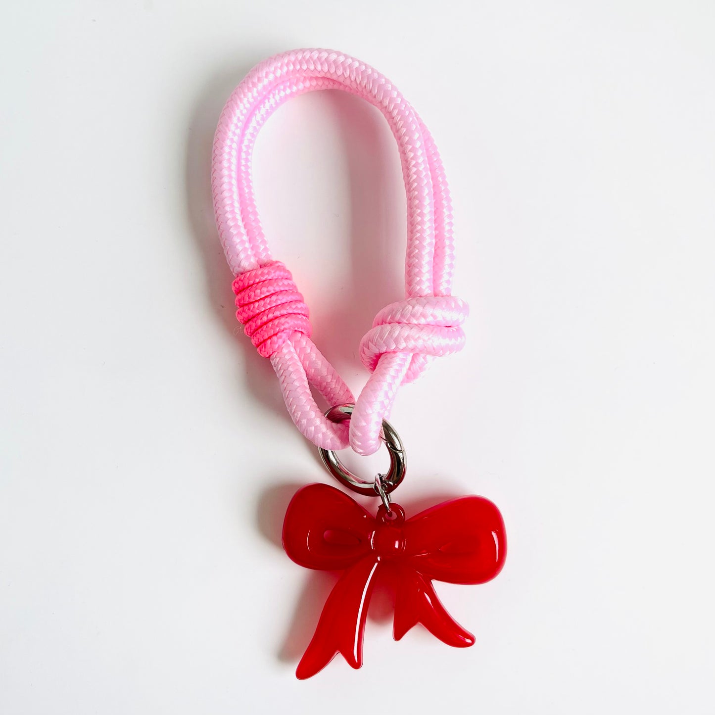 Rope Bow Bag Charm