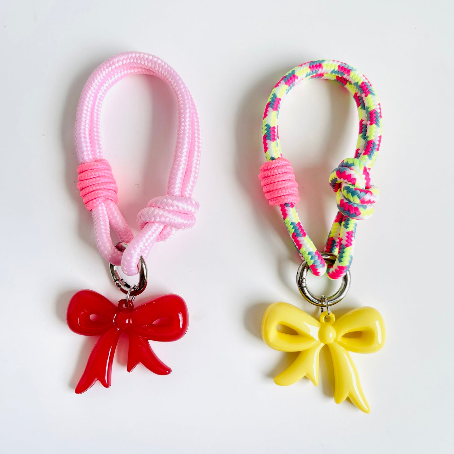 Rope Bow Bag Charm