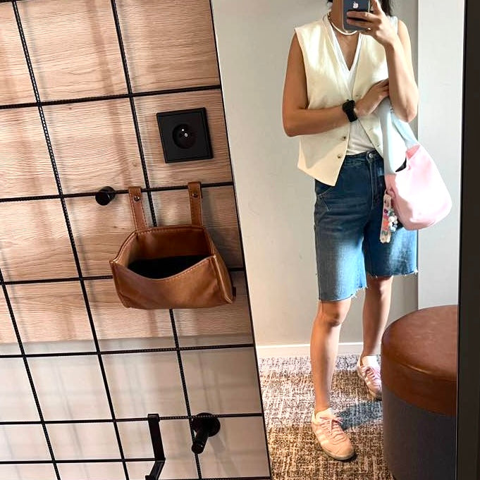 Pink Cotton Candy Bucket Bag
