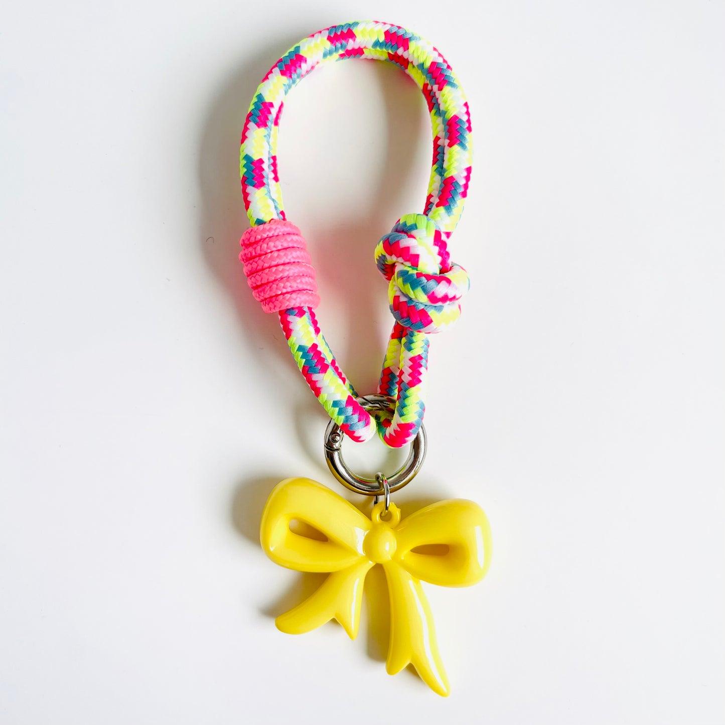 Rope Bow Bag Charm