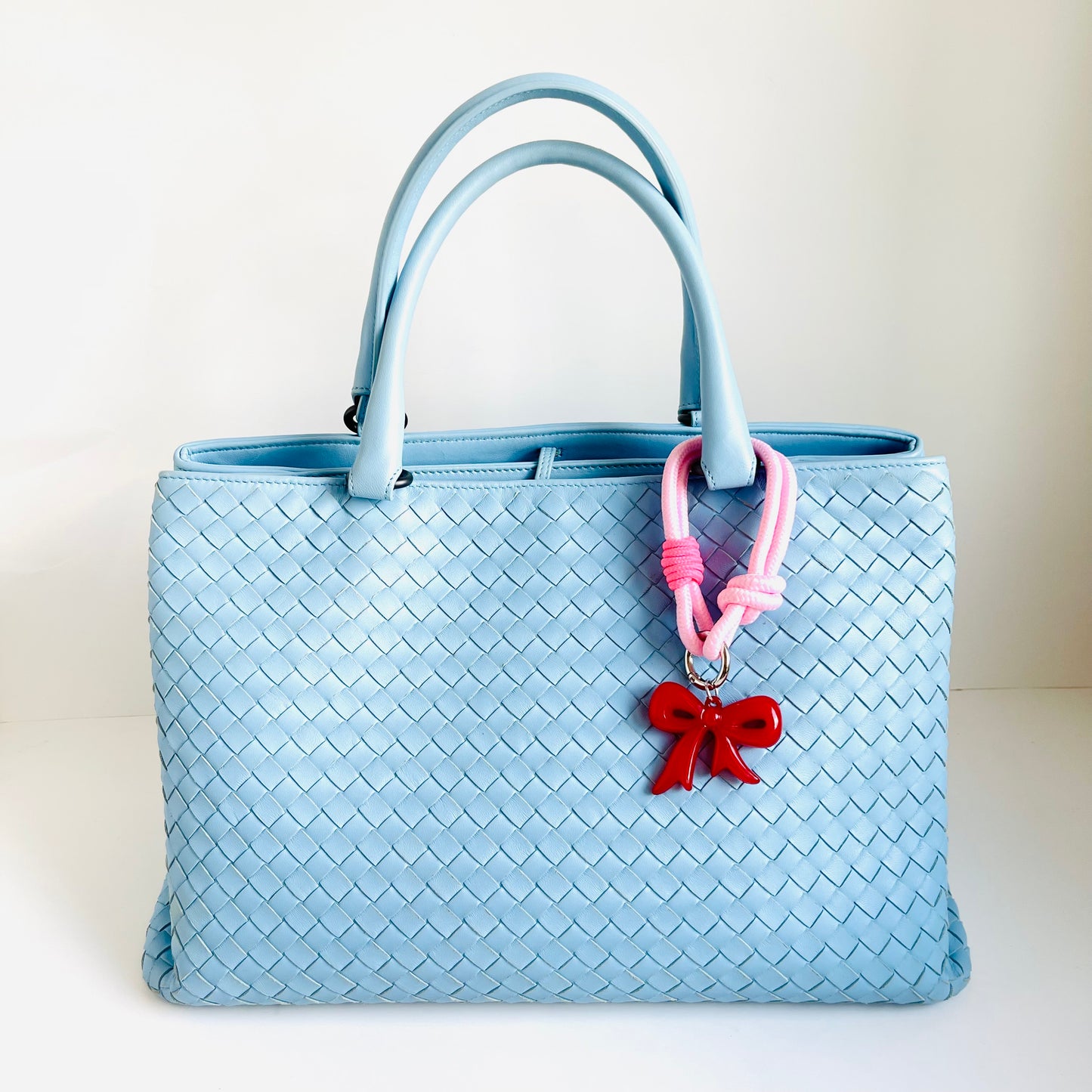 Rope Bow Bag Charm